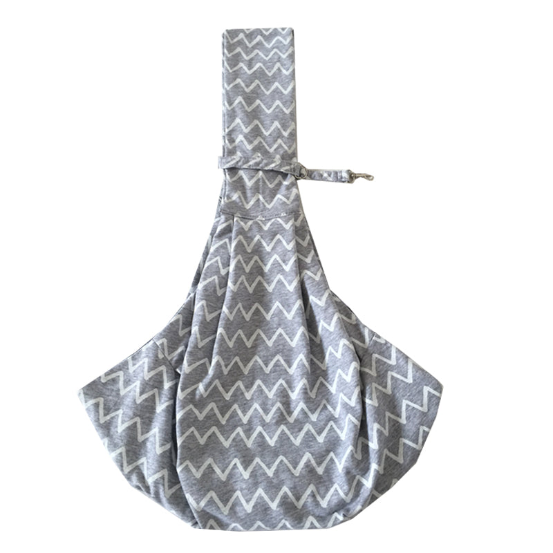 Striped Cotton Pet Sling Carrier