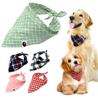 Plaid Pet Scarf