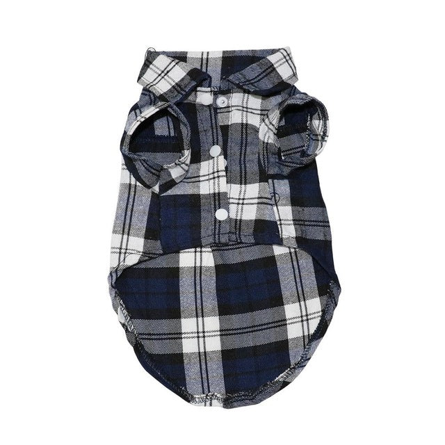Summer Plaid Dog Clothes