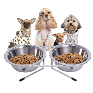 Stainless Steel Pet Travel Feeder
