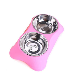 Stainless Steel Double Pet Bowls